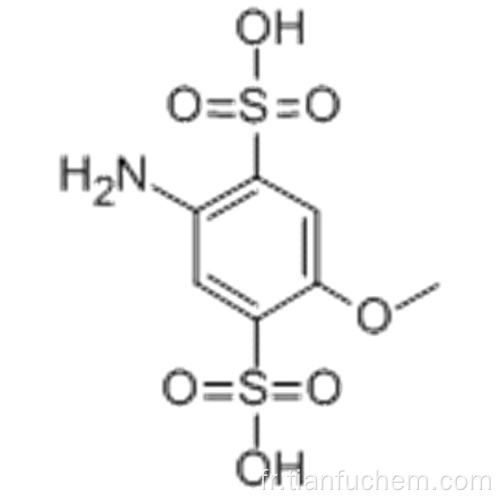 Acide 2-amino-5-méthoxy CAS 27327-48-6, acide 1,4-benzènedisulfonique